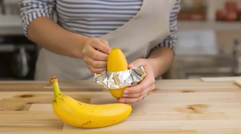 « Elles ne noircissent plus » : mon astuce toute simple pour garder vos bananes bien fraîches très longtemps « Elles ne noircissent plus » : mon astuce toute simple pour garder vos bananes bien fraîches très longtemps