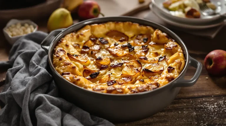 « Je n'ose plus servir d'autres desserts quand j'ai des invités en hiver » : ce clafoutis express a changé mes fins de repas en famille