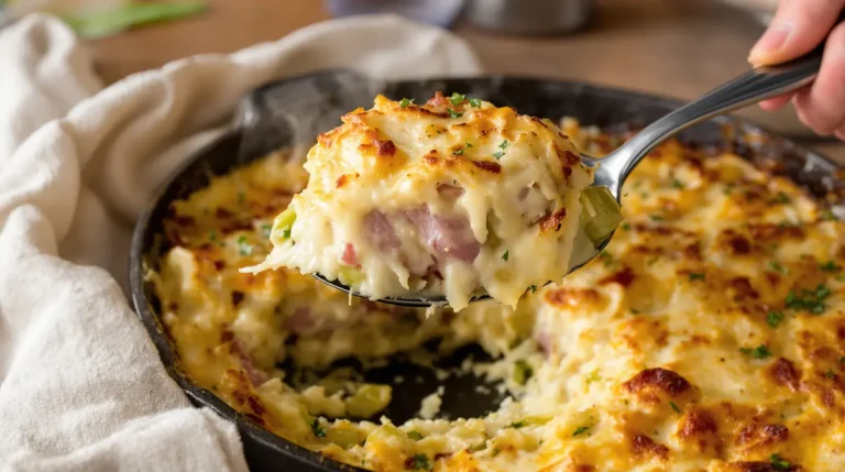 Gratin léger poireaux-jambon, prêt en 25 min : savoureux, rassasiant et peu calorique