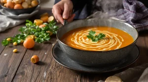 Velouté pois chiches-carottes au cumin : le dîner complet et healthy que je fais les soirs de flemme
